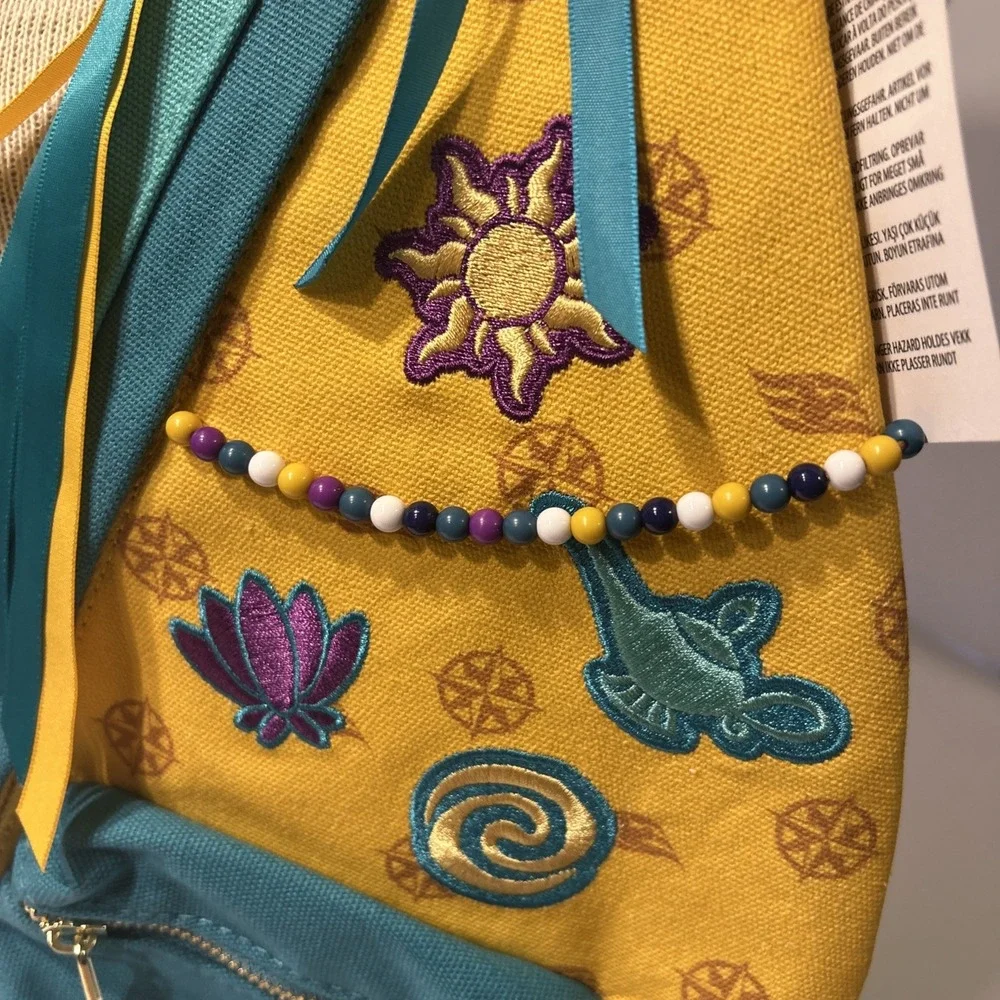 Disney Cruise Line Adventure Tea Sling Bag Aladdin Moana Exclusive New With Tags